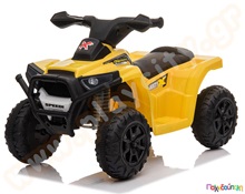 Μηχανοκίνητη Γουρούνα κίτρινη 6V με μπαταρία  Μηχανοκίνητα Παιδικά Οχήματα