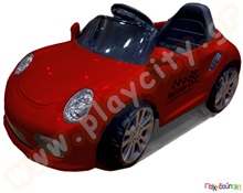 Μηχανοκίνητο αυτοκίνητο τύπου Porche 6V κόκκινο με τηλεχειριστήριο  Μηχανοκίνητα Παιδικά Οχήματα