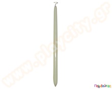 Λαμπάδα μεγάλη λευκή 44 εκ  Κατασκευές Χειροτεχνίας