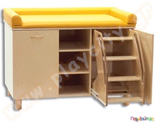 Αλλαξιέρα μωρού με σκάλες και ντουλάπια  Βρεφικές Αλλαξιέρες-Φροντίδα Μωρού