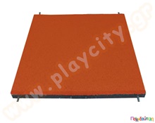 Ελαστικό δάπεδο ασφαλείας EPDM 4 εκ. κόκκινο  Δάπεδα Ασφαλείας Παιδικής Χαράς
