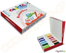 Μαρκαδόροι παιδικοί χοντροί Jumbo CARIOCA 144 τεμαχίων  Μαρκαδόροι