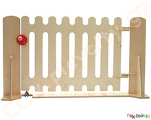 Πόρτα για φράχτη ξύλινο με κλείδωμα  Φράχτες Παιχνιδιού