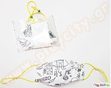 Υφασμάτινη παιδική μάσκα προστασίας με ρυθμιζόμενο λάστιχο και θήκη Σούπερ Ήρωας  Προϊόντα Προστασίας Covid-19