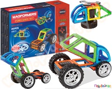 Μαγνητικά τουβλάκια κατασκευών MagFormers Funny Wheel 20 τεμαχίων  Μαγνητικά Παιχνίδια Κατασκευών