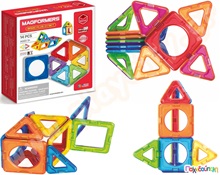 Μαγνητικά τουβλάκια κατασκευών MagFormers Basic Plus  (Inner Circle) 14 τεμαχίων  Μαγνητικά Παιχνίδια Κατασκευών