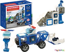 Μαγνητικά τουβλάκια κατασκευών MagFormers Amazing Police Set  Μαγνητικά Παιχνίδια Κατασκευών