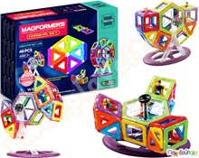 Μαγνητικά τουβλάκια κατασκευών MagFormers Carnival 46 τεμαχίων  Μαγνητικά Παιχνίδια Κατασκευών