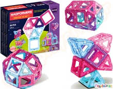 Μαγνητικά τουβλάκια κατασκευών MagFormers Inspire 30 τεμαχίων  Μαγνητικά Παιχνίδια Κατασκευών