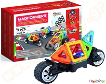 Μαγνητικά τουβλάκια κατασκευών MagFormers Amazing Transform Wheel 17 τεμαχίων  Μαγνητικά Παιχνίδια Κατασκευών
