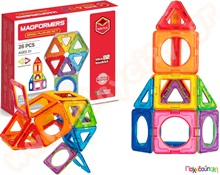 Μαγνητικά τουβλάκια κατασκευών MagFormers Basic Plus  (Inner Circle) 26 τεμαχίων  Μαγνητικά Παιχνίδια Κατασκευών