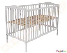 Κρεβατάκι βρεφικό λευκό  Βρεφικά Παρκοκρέβατα