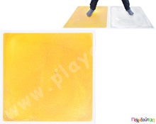 Χρυσό glitter πλακάκι με υγρό gel  Ψυχοκινητική αγωγή