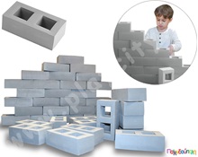 Αφρώδη τούβλα κατασκευών 20 τμχ.  Επιδαπέδια Παιχνίδια