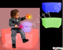 Φωτεινός κυρτός πάγκος LED  Παιδικά Παγκάκια