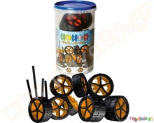 Κουβάς με 8 ρόδες για Clics  Πλαστικά Παιχνίδια Κατασκευών Clics - Flexy