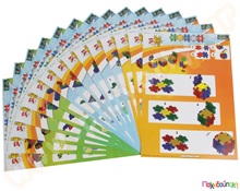 Κάρτες με σχέδια κατασκευών Clics  Πλαστικά Παιχνίδια Κατασκευών Clics - Flexy