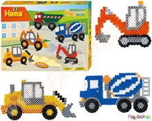 Σετ κατασκευών οχήματα εργασίας 4000 τμχ. χάντρες 5 mm  Πλαστικά Παιχνίδια Κατασκευών με Χάντρες Midi HAMA