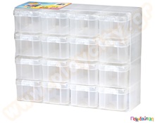 Κουτί αποθήκευσης για χάντρες και sticks 16 θέσεων  Πλαστικά Παιχνίδια Κατασκευών με Sticks HAMA