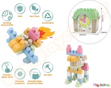 Κατασκευές με 45 BIO τουβλάκια, mijoy  Πλαστικά Παιχνίδια Κατασκευών - Οικοδομικό Υλικό