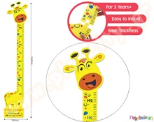 Αναστημόμετρο καμηλοπάρδαλη EVA  Διακοσμητικά Τοίχου Παιδικού Δωματίου