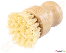Βουρτσάκι από Bamboo και τρίχες καρύδας  Πινέλα