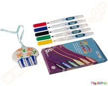 Μαρκαδόροι για κεραμικές επιφάνειες σετ 6 τμχ.  Μαρκαδόροι