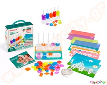 Άβακας με ημιδιαφανή σχήματα  Εκπαιδευτικά Παιχνίδια με Σχήματα - Μεγέθη - Χρώματα