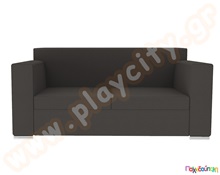 Καναπές τριθέσιος με επένδυση δερματίνης  Έπιπλα Αίθουσας Αναμονής - Γραφείου