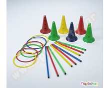 Σετ εκγύμνασης 21 τεμαχίων  Διαδρομές ισορροπίας