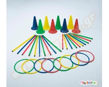 Σετ εκγύμνασης 36 τεμαχίων  Διαδρομές ισορροπίας