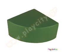 Σκαμπό ημικύκλιο ρίζα 47x74x25 εκ  Μαλακές Γωνιές Νηπιαγωγείων