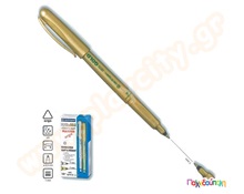 Μαρκαδόρος χρυσός γραφής 1 χιλ. ανεξίτηλος  Αναλώσιμα