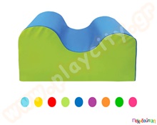 Μαξιλάρι ισορροπίας 80x60x60 εκ.  Soft Play - Αφρώδη Σχήματα