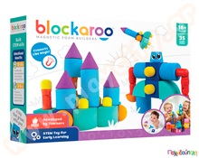 Εκπαιδευτικό παιχνίδι STEM Αφρώδη Μαγνητικά Τουβλάκια - Κάστρο 35 τεμάχια  Πλαστικά Παιχνίδια Κατασκευών με Τουβλάκια Μαλακά