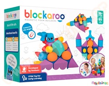 Εκπαιδευτικό παιχνίδι STEM Αφρώδη Μαγνητικά Τουβλάκια - Σετ 50 τεμάχια  Πλαστικά Παιχνίδια Κατασκευών με Τουβλάκια Μαλακά