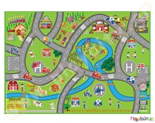 Χαλάκι παιχνιδιού πόλη  Δάπεδα Ασφαλείας Παιδικού Δωματίου