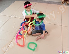 Ελαστικοί σωλήνες σετ 6 τμχ.  Ομαδικά Παιχνίδια