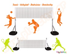 Φιλέ με βάσεις 4 σε 1  Μπασκέτες - Εστίες - Τραπέζια Πινγκ Πονγκ