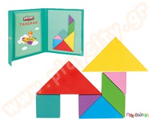Μαγνητικό Τάνγκραμ  Εκπαιδευτικά Παιχνίδια με Σχήματα - Μεγέθη - Χρώματα