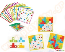 Παζλ με σχήματα Τ  Εκπαιδευτικά Παιχνίδια με Σχήματα - Μεγέθη - Χρώματα