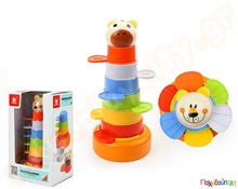 Κούπες στοίβαξης ζωάκι  Βρεφικά Παιχνίδια