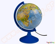 Υδρόγειος σφαίρα γεωφυσική-ζώα Φ 20 εκ.  Υδρόγειες Σφαίρες - Χάρτες