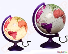 Υδρόγειος σφαίρα 7 χρώματα-γεωφυσική και πολιτική όψη Φ 20 εκ.  Υδρόγειες Σφαίρες - Χάρτες