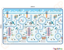 Χαλί παιχνιδιού αεροδρόμιο  Δάπεδα Ασφαλείας Παιδικού Δωματίου
