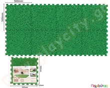 Ελαστικές πλάκες EVA όψη γρασίδι  Δάπεδα Ασφαλείας Παιδικού Δωματίου
