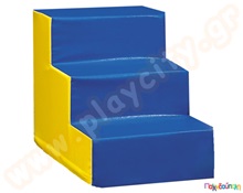 Σκαλοπάτι 4 steps 90x60x80 εκ.  Μαλακές Γωνιές Νηπιαγωγείων