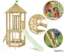 Ξύλινος πύργος αναρρίχησης  Συστήματα Παιδικής Χαράς