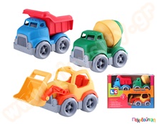 Σετ κατασκευαστικά οχήματα  Πλαστικά Παιδικά Οχήματα