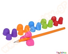 Τριποδικές λαβές γραφής σετ 6 τεμαχίων  Μαρκαδόροι